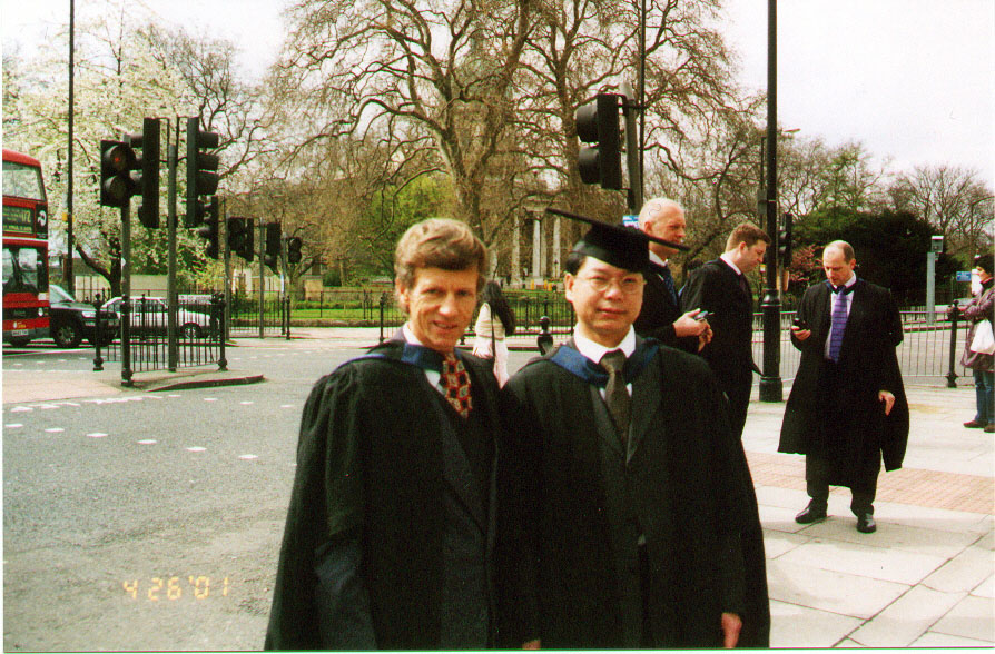 Khinh Sony Lee Ngo and Classmates, Graduation's day 26 April 2001 at St.George's Cathedral, London South Bank University, London, UK.